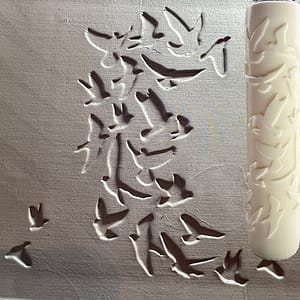 Birds-In-flight-clay-impression